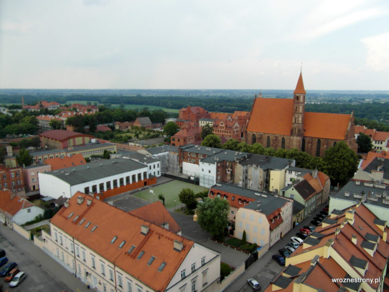 Panorama z wieży fary w Chełmnie